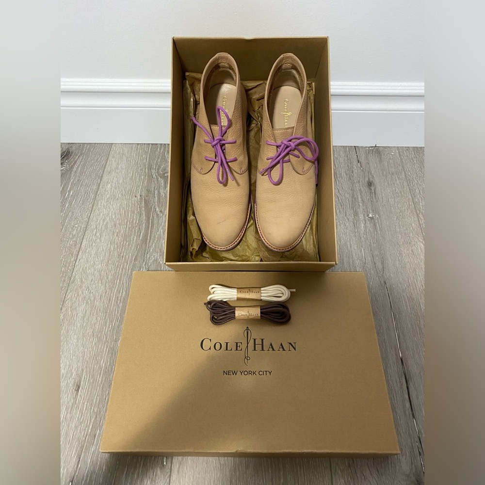 Cole Haan Brogan Eva Chukka Booties